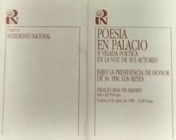 Claudio Rodríguez Poesía en Palacio Claudio Rodríguez Poesía en Palacio